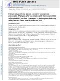 Cover page: Precancerous cervical lesions caused by non-vaccine-preventable HPV types after vaccination with the bivalent AS04-adjuvanted HPV vaccine: an analysis of the long-term follow-up study from the randomised Costa Rica HPV Vaccine Trial.