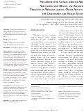 Cover page: Neighborhood Characteristics are Associated with Racial and Gender Variation in Walking among Older Adults: the Cardiovascular Health Study.