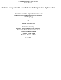 Cover page: The Human Ecology of Conflict: A Case Study from the Prehispanic Nasca Highlands of Peru