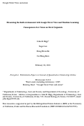 Cover page: Measuring the Built Environment with Google Street View and Machine Learning: Consequences for Crime on Street Segments