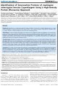 Cover page: Identification of Seroreactive Proteins of Leptospira interrogans Serovar Copenhageni Using a High-Density Protein Microarray Approach