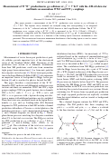 Cover page: Measurement of W+W- production in pp collisions at s=7 TeV with the ATLAS detector and limits on anomalous WWZ and WWγ couplings