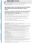 Cover page: High vigabatrin dosage is associated with lower risk of infantile spasms relapse among children with tuberous sclerosis complex