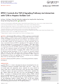 Cover page: EPRS1 Controls the TGF-β Signaling Pathway via Interaction with TβRI in Hepatic Stellate Cell