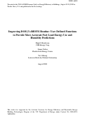 Cover page: Improving DOE-2's RESYS routine: User defined functions to provide more accurate part load 
energy use and humidity predictions