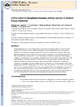 Cover page: A first report of Anopheles funestus sibling species in western Kenya highlands