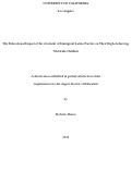 Cover page: The Educational Impact of Involvement of Immigrant Latino Parents on Their High-Achieving 5th Grade Children