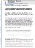 Cover page: Functional characterization of IgA-targeted bacterial taxa from undernourished Malawian children that produce diet-dependent enteropathy