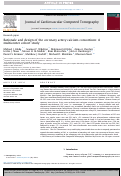 Cover page: Rationale and design of the coronary artery calcium consortium: A multicenter cohort study