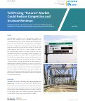 Cover page: Toll Pricing “Futures” Market Could Reduce Congestion and Increase Revenue