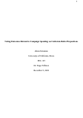 Cover page: Voting Outcomes Related to Campaign Spending on California Ballot Propositions