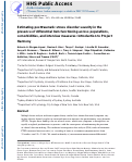 Cover page: Estimating posttraumatic stress disorder severity in the presence of differential item functioning across populations, comorbidities, and interview measures: Introduction to Project Harmony