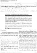 Cover page: Sustained Release of Multiple Growth Factors from Injectable Polymeric System as a Novel Therapeutic Approach Towards Angiogenesis