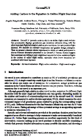Cover page: GreenFLY: Adding Carbon to the Equation in Online Flight Searches