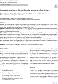 Cover page: Comparative review of the guidelines for anterior urethral stricture