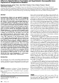 Cover page: Effect of a high-fat diet on food intake and hypothalamic neuropeptide gene expression in streptozotocin diabetes.