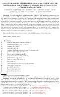 Cover page: A Fourth-Order Embedded Boundary Finite Volume Method for the Unsteady Stokes Equations with Complex Geometries