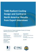 Cover page: TABS Radiant Cooling Design &amp; Control in North America: Results from Expert Interviews