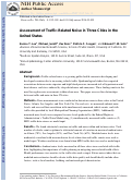 Cover page: Assessment of traffic-related noise in three cities in the United States