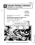 Cover page: TEST RESULTS FROM A PRECISION DRIFT CHAMBER VERTEX DETECTOR PROTOTYPE USING DIMETHYL ETHER