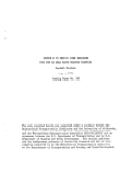 Cover page: Choice of an Initial Fare Structure for the Bay Area Rapid Transit District