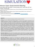 Cover page: Massive Upper Gastrointestinal Bleeding