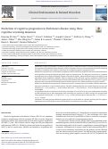 Cover page: Prediction of cognitive progression in Parkinson's disease using three cognitive screening measures