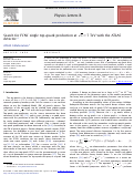 Cover page: Search for FCNC single top-quark production at s=7 TeV with the ATLAS detector