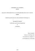 Cover page: Experiment of Thermal Performance of Oscillating Heat Pipe Under Various Conditions