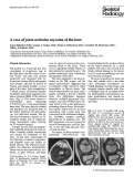 Cover page: A case of juxta-articular myxoma of the knee