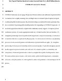 Cover page: Ten Urgent Priorities Based on Lessons Learned From More Than a Half Million Known COVID-19 Cases in US Prisons