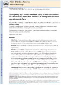 Cover page: ‘Just getting by’: a cross-sectional study of male sex workers as a key population for HIV/STIs among men who have sex with men in Peru