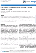 Cover page: Fast and scalable inference of multi-sample cancer lineages