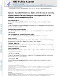 Cover page: Dynamic impact of transfusion ratios on outcomes in severely injured patients: Targeted machine learning analysis of the Pragmatic, Randomized Optimal Platelet and Plasma Ratios randomized clinical trial.