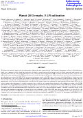 Cover page: Planck 2013 results. V. LFI calibration