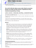 Cover page: You can’t do this job when you are sober: Heroin use among female sex workers and the need for comprehensive drug treatment programming in Kenya