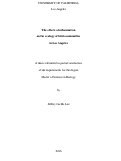 Cover page: The effects of urbanization on the ecology of bird communities in Los Angeles