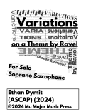 Cover page: Variations on a Theme by Ravel