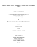 Cover page: Statistical Learning Towards Gamification in Human-Centric Cyber-Physical Systems