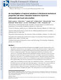 Cover page: An investigation of regional variations in the biaxial mechanical properties and stress relaxation behaviors of porcine atrioventricular heart valve leaflets.