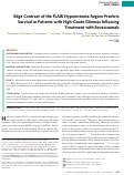 Cover page: Edge Contrast of the FLAIR Hyperintense Region Predicts Survival in Patients with High-Grade Gliomas following Treatment with Bevacizumab