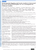 Cover page: Homozygosity Mapping and Genetic Analysis of Autosomal Recessive Retinal Dystrophies in 144 Consanguineous Pakistani FamiliesPakistani RP Study