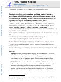 Cover page: Condom, modern contraceptive, and dual method use are associated with HIV status and relationship concurrency in a context of high mobility: A cross-sectional study of women of reproductive age in rural Kenya and Uganda, 2016