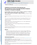 Cover page: Guidelines for the assessment of bone density and microarchitecture in vivo using high-resolution peripheral quantitative computed tomography.