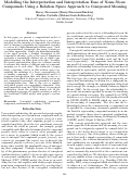 Cover page: Modeling the Interpretation and Interpretation Ease of Noun-Noun Compounds Using a Relation Space Approach to Compound Meaning