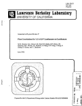 Cover page: Pion Correlations for 1.2 A GeV Lanthanum on Lanthanum