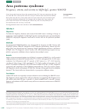 Cover page: Area postrema syndrome: Frequency, criteria, and severity in AQP4-IgG-positive NMOSD