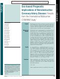 Cover page: Sex-based Prognostic Implications of Nonobstructive Coronary Artery Disease: Results from the International Multicenter CONFIRM Study