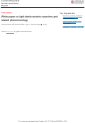 Cover page: White paper on light sterile neutrino searches and related phenomenology