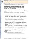 Cover page: Dopamine D1 and μ-opioid receptor antagonism blocks anticipatory 50 kHz ultrasonic vocalizations induced by palatable food cues in Wistar rats